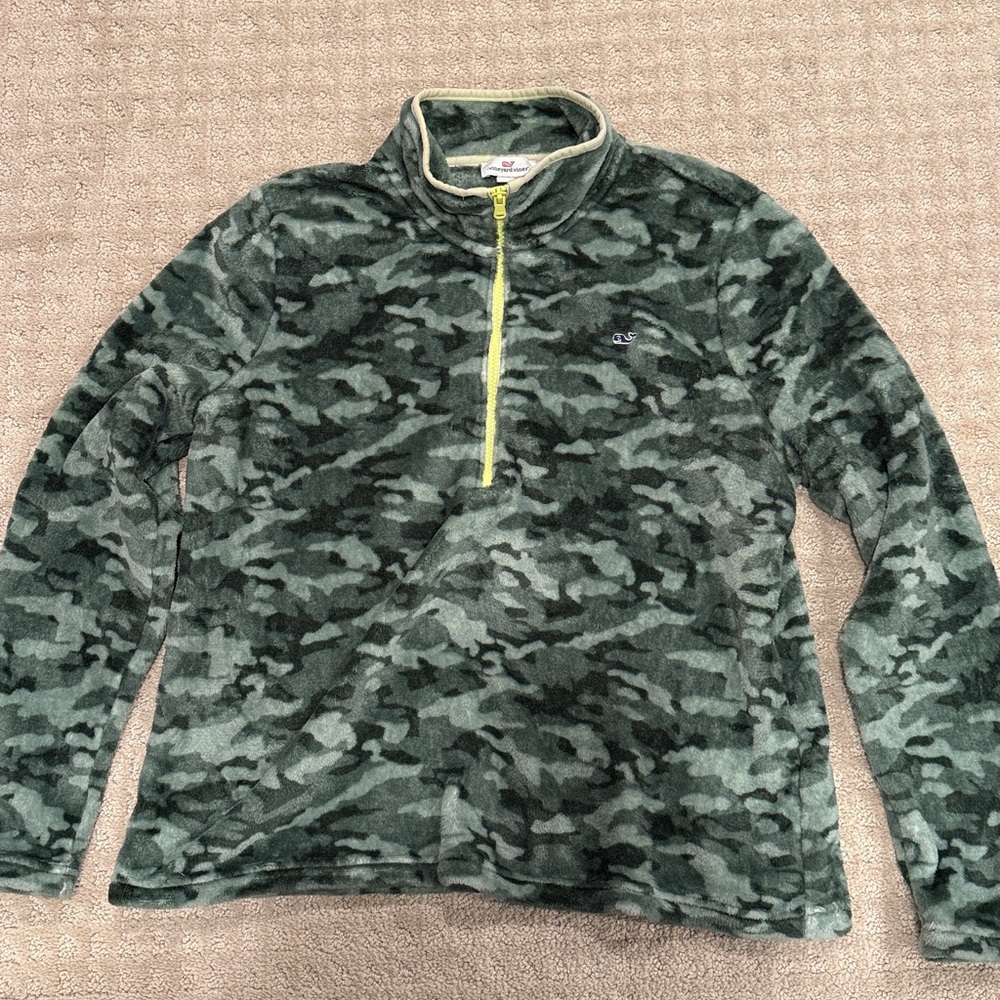 Vineyard Vines Outlet Women's Printed Teddy Quarter-Zip - Size Large